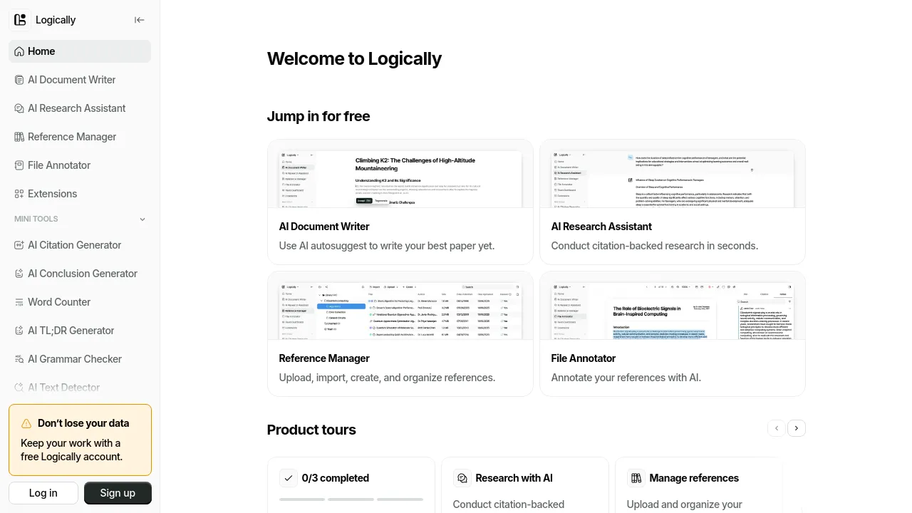 Screenshot of the Afforai website