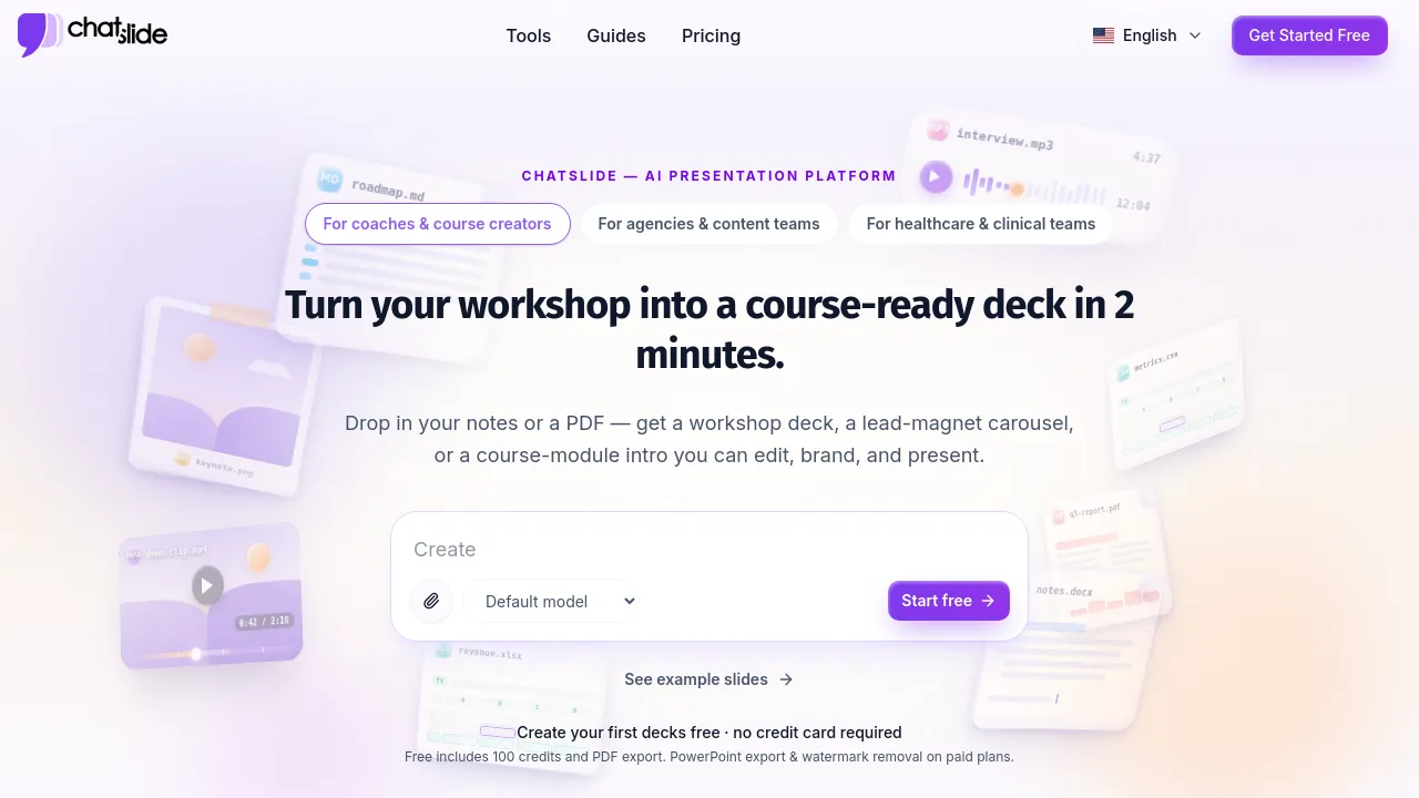 Screenshot of DrLambda website