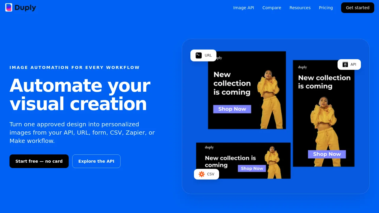 Screenshot of Duply website