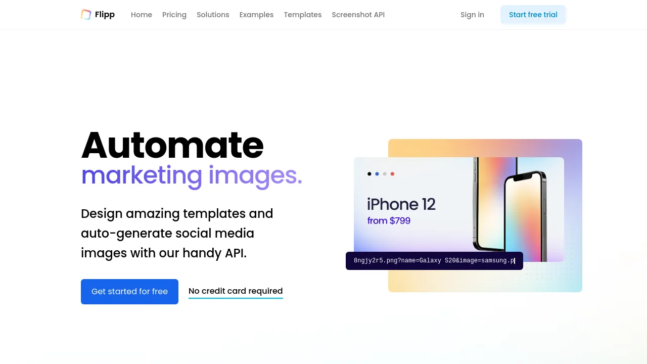 Screenshot of Flipp website