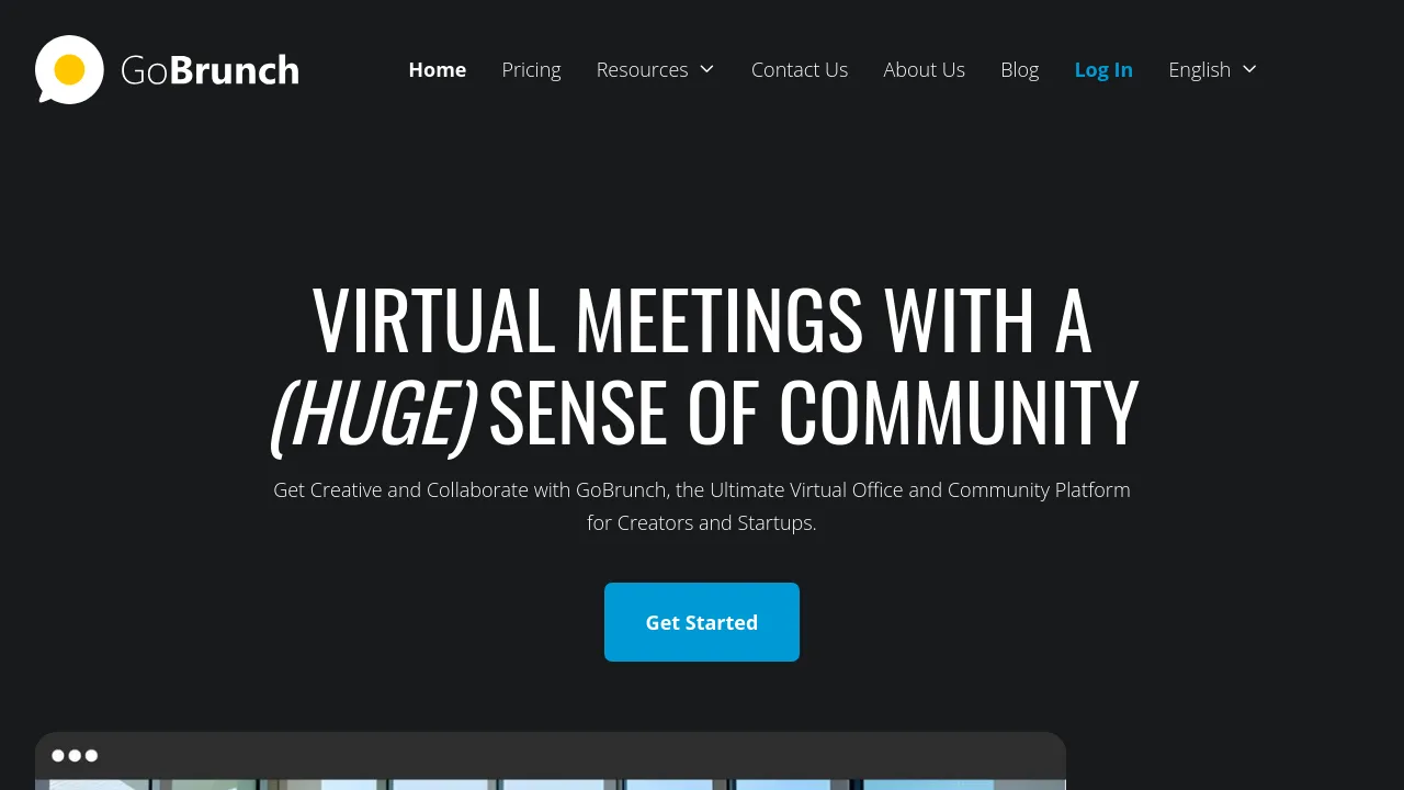 Screenshot of GoBrunch website