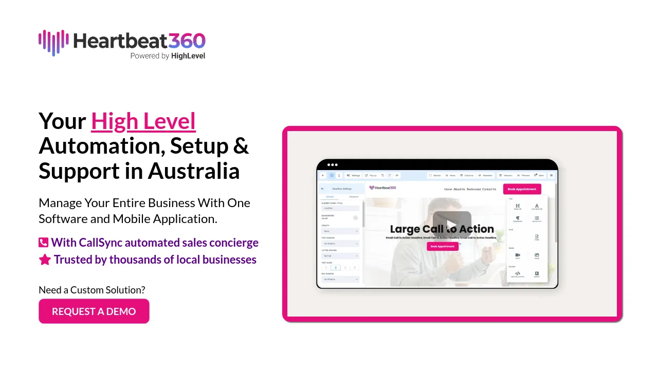 Screenshot of Heartbeat360 website