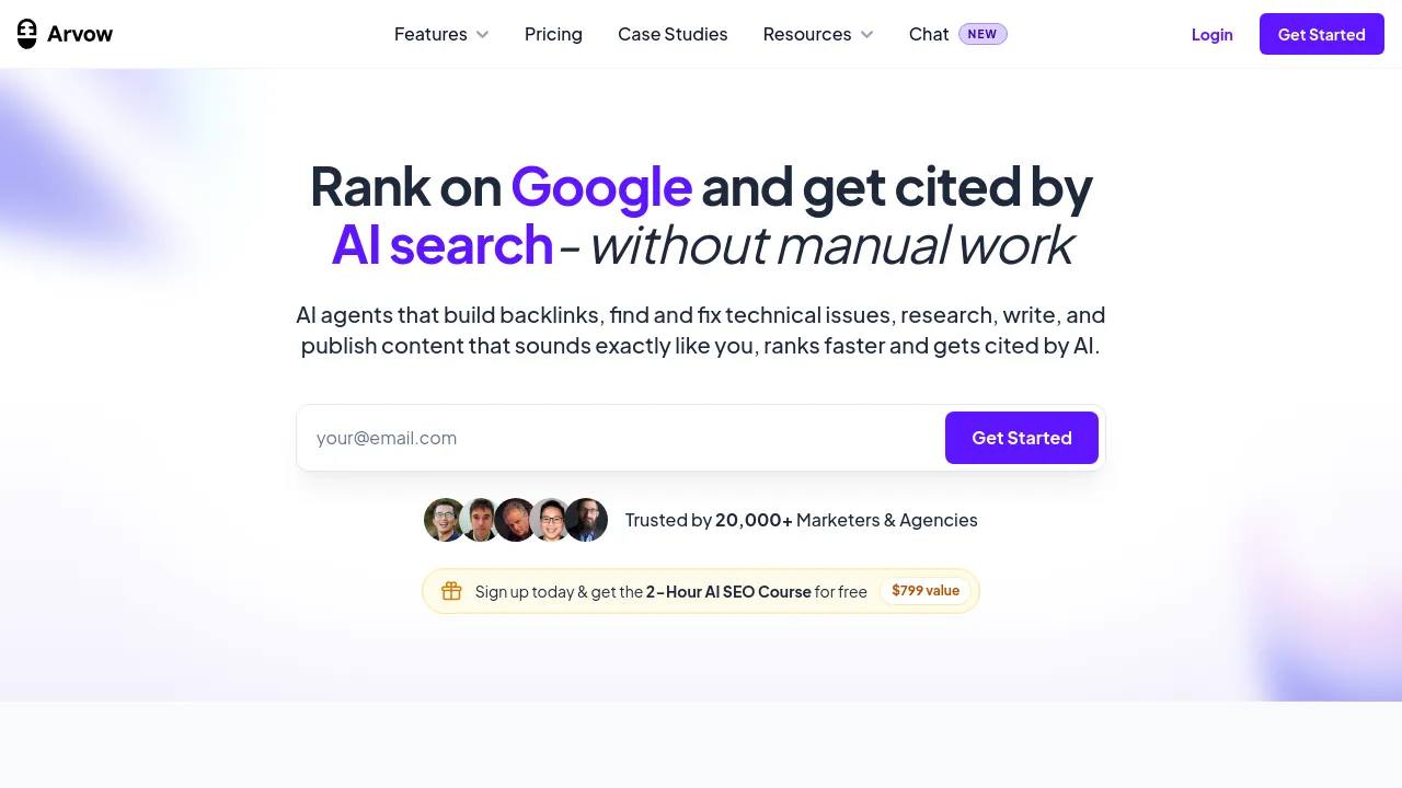 Screenshot of Journalist AI website