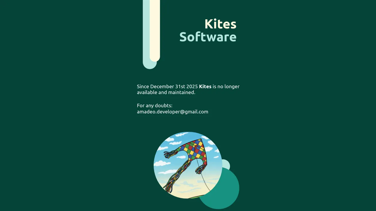 Screenshot of Kites website