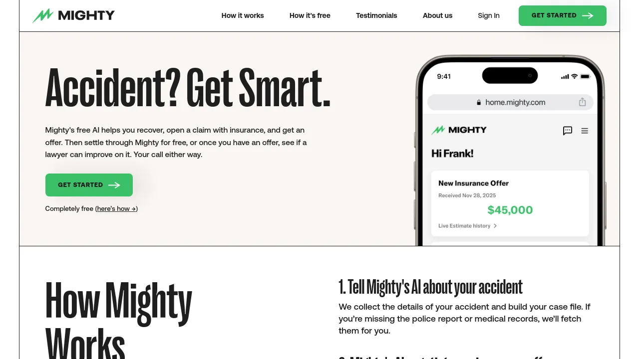 Screenshot of the Mighty Networks website