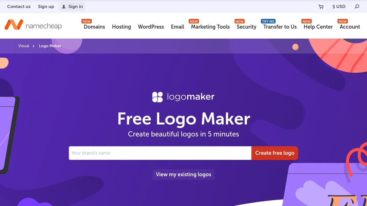 Screenshot of Stencil website