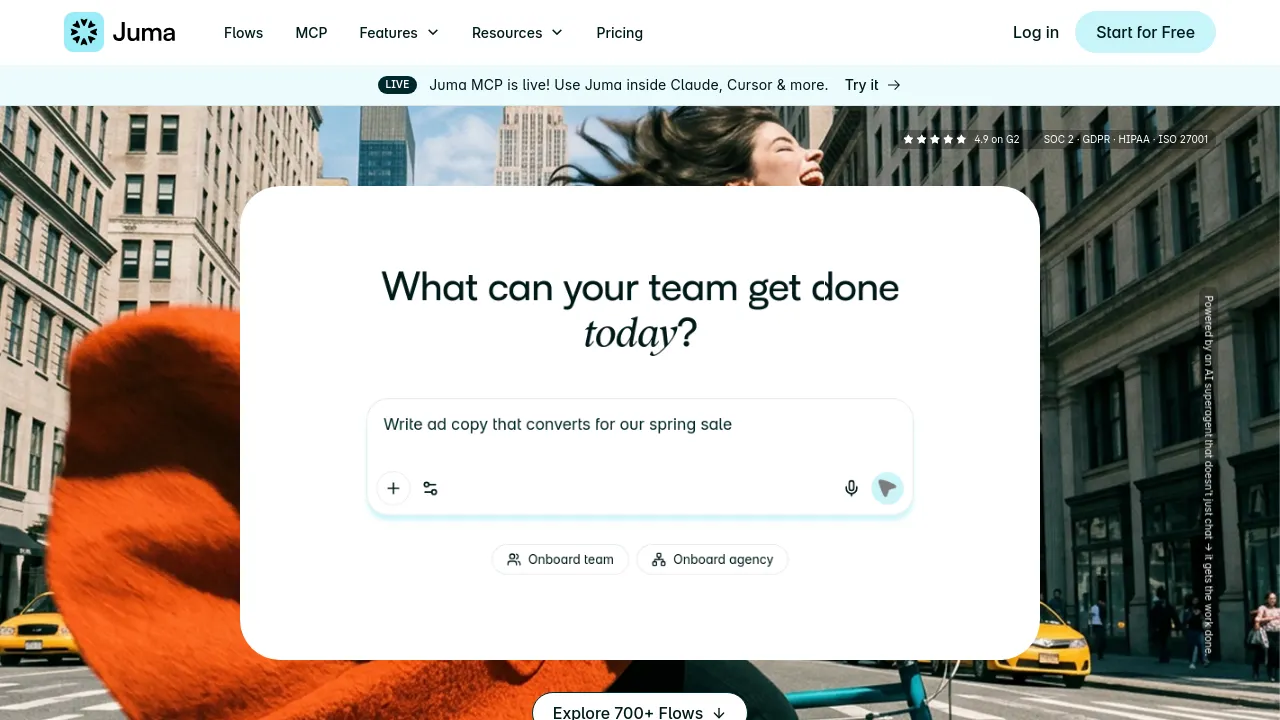 Screenshot of Team-GPT website