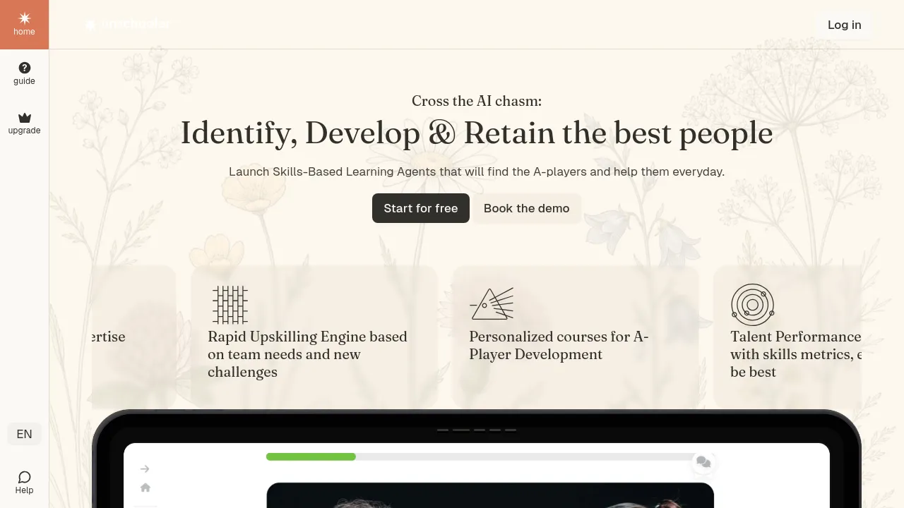Screenshot of Unschooler website